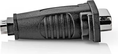Produktbild von Nedis HDMI -Adapter - HDMI Eingang - DVI-D 24+1-Pin Buchse - Vernickelt - Gerade - ABS - Schwarz - 1 Stück - Box