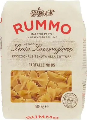 Obrázok produktu pre Cestoviny Farfalle n85 500g - Rummo