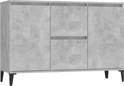Immagine prodotto di Credenza Grigio Cemento 102x35x70 cm in Legno Multistrato