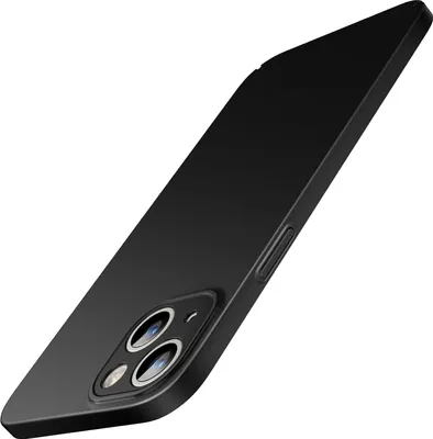 Produktbild von Harte Silikonhülle für Apple iPhone 14 Plus 6,70" Schwarz Helldüna