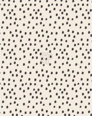 Produktbild von H&S Fleecedecke - kariert - beige - schwarz gepunktet - 130 x 170 cm