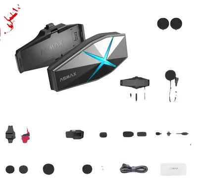 Produktbild von Motorrad-Intercom, Sprachsteuerung, Bluetooth 5.3, 1PC F1S