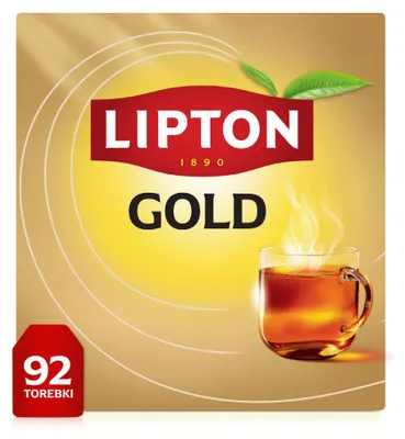 Zdjęcie produktu dla LIPTON Gold herbata czarna (92 torebki)