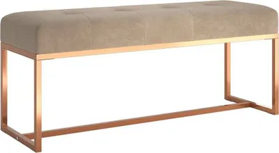 Immagine prodotto di vidaXL Panca Beige 110x36x45 cm Velluto