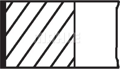 Produktbild von MAHLE 083 26 N0 Kolbenringsatz Kolbenringe für BMW 3 Limousine (E46) 5 Limousine (E60) 5 Limousine (E39) 3 Touring (E46) 3 Coupe (E46)