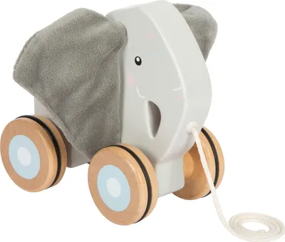 Produktbild von Nachziehtier Elefant mit Knisterohren