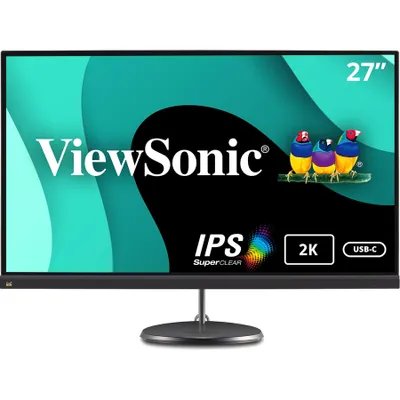 Produktbild von Viewsonic VX Series VX2785-2K-MHDU, 68,6 cm (27"), 2560 x 1440 Pixel, Quad HD, LED, 5 ms, Schwarz