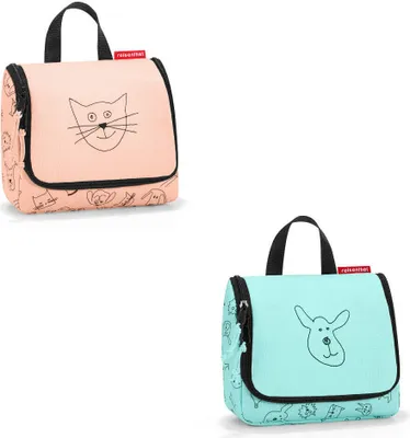 Produktbild von reisenthel toiletbag S kids cats and dogs mint