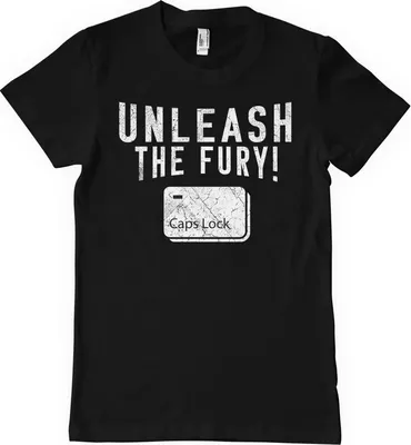 Produktbild von Unleash The Fury T-Shirt - Large - Black