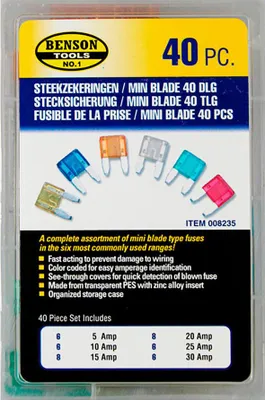 Obrázek produktu pro Auto-Sicherung / Miniklinge 40 Stück
