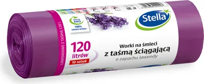 Produktbild von Worki Na Smieci Superszczelne  Ldpe 120L 10Szt Z Tasma