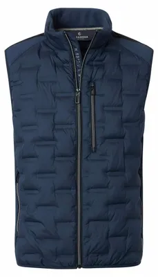 Produktbild von CASAMODA Herren Outdoor-Hybridweste Stehkragen Zipper  Marine 4XL