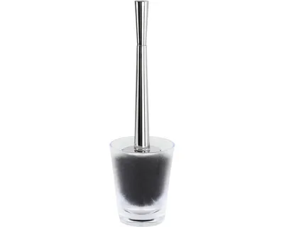 Produktbild von Spirella 7610583135575, WC-Bürste & Halter, Schwarz, Transparent, Acryl, 120 mm, 120 mm, 400 mm