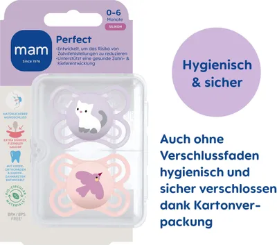 Immagine prodotto di Perfect Silicone 0-6 "Gatto/Uccello" 2 pezzi