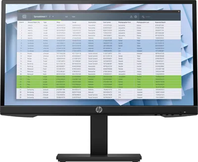 Produktbild von HP P22h G4, 54,6 cm (21.5"), 1920 x 1080 Pixel, Full HD, LCD, 5 ms, Schwarz