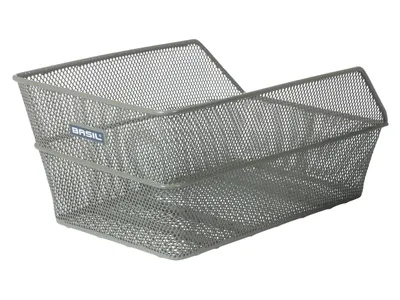 Produktbild von Basil Hinterradkorb Cento für Schultasche olivgrün 38x24x11cm engmaschig