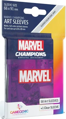 Produktbild von Gamegenic Kartenhüllen Marvel Champions 66x91 Mm Durchsichtig Durchsichtig One Size