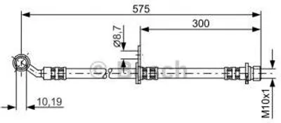 Produktbild von Bosch Bremsschlauch  1 987 476 986