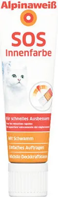 Produktbild von Alpinaweiß SOS Innenfarbe 100 ml weiß matt