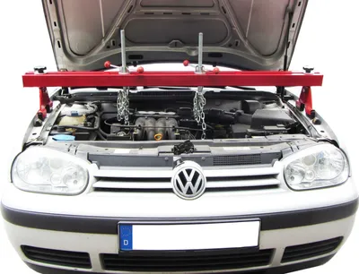Produktbild von Motorbrücke Motorträger Kotflügeltraverse Getriebe Motorhalter bis 500 kg ROT