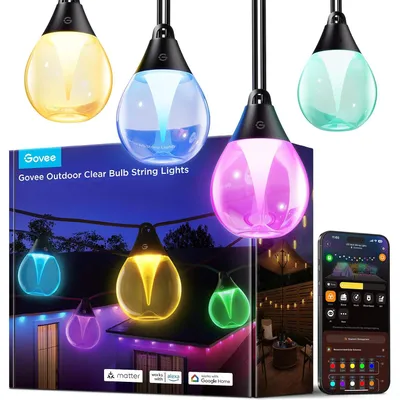 Zdjęcie produktu dla Govee Łańcuch świetlny LED 15m RGBWIC 1200 lm na zewnątrz