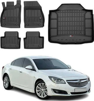 Produktbild von OMAC Fußmatten & Kofferraumwanne Set für Opel Insignia 2008-2017 Gummi TPE 5x