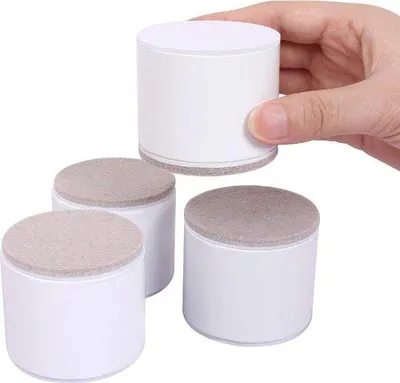 Immagine prodotto di Regolatore di altezza da 5 cm, rotondo, bianco, 20 libbre, per impieghi gravosi