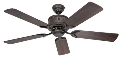 Image de Ventilateur de plafond à basse consommation avec télécommande Eco Elements 132 cm Marron antique