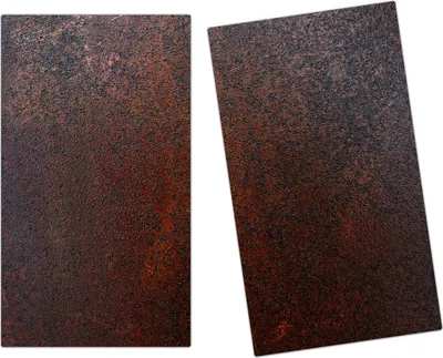 Produktbild von Spritzschutz Herdabdeckplatte Schneidebrett aus Glas Grobe Oberfläche 2-Teilig (60x52cm)