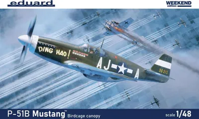 Produktbild von Eduard Plastic Kits 84209 - 1:48 P-51B/C Mustang Birdcage canopy - Neu