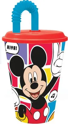 Obrázok produktu pre Kelímek S Slačkom Mickey 430 Ml, Plast