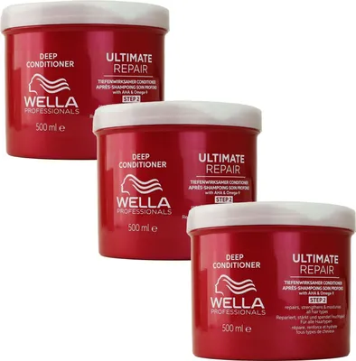 Produktbild von Wella Ultimate Repair 3 x 500 ml Conditioner Step 2 Set