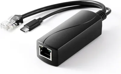 Productafbeelding van Gigabit PoE Splitter Type-C 5V 2,4A met RJ45 Poort voor Power over Ethernet