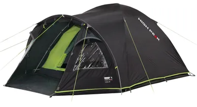 Produktbild von High Peak Talos 4, Camping, Festrahmen, Kuppel-/Iglu-Zelt, 4 Person(en), Bodenwischlappen, Grün, Grau
