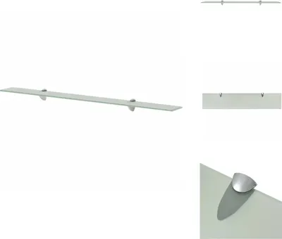 Immagine prodotto di vidaXL Mensola galleggiante in vetro 100x20 cm 8 mm - Mensole a muro
