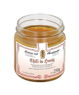 Immagine prodotto di Peperoncino nel miele 250g | creazione di miele con peperoncino macinato | cremoso