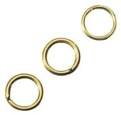 Productafbeelding van Rayher 2224406, splijtrein, 7 mm diameter, verpakking met 10 stuks, goudkleurig