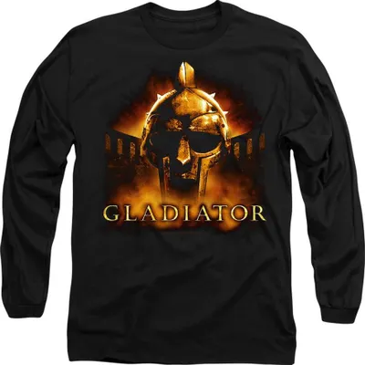 Productafbeelding van Gladiator - T-shirt "My Name Is" voor heren/dames, uni model, TV10909 (maat S) (zwart)