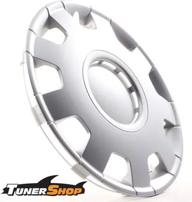 Image de 4 enjoliveurs de roue tunershop 13 pouces Alfa argent compatible avec Alfa Dacia Honda Land Rover Mitsubishi Saab Suzuki