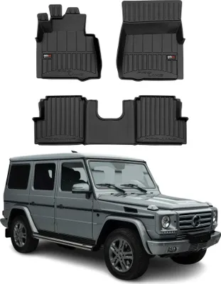 Immagine prodotto di 1990-2018 Mercedes Classe G W463 Tappetini TPE Nero 3 pz