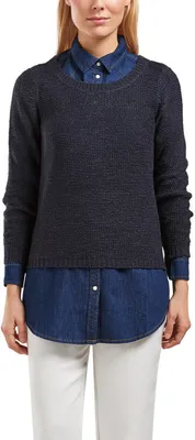 Produktbild von ONLY 15113356, Pullover, Erwachsener, Weiblich, Blau, XL, Runder Halsausschnitt