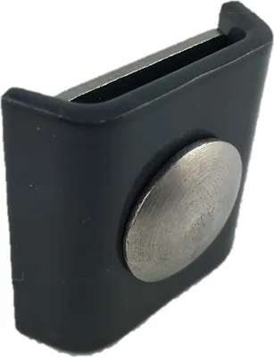 Produktbild von 50 Stück Eckverbinder -flach- Gittermattenverbinder für Doppelstabmattenzaun RAL7016 anthrazit