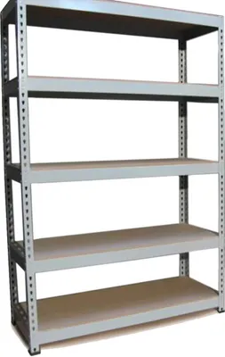 Zdjęcie produktu dla Monster Racking Q-Rax 5 x regał Regały o dużej nośności Regał do dużych obciążeń Regał magazynowy Regał garażowy Regał stalowy Regał przemysłowy Regał warsztatowy Regał stalowy Regał przemysłowy W 100% bezśrubowy 120 cm x 50 cm x 180 cm Szary