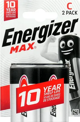 Zdjęcie produktu dla bateria alkaliczna Energizer Max LR14/C (blister) - 2 sztuki