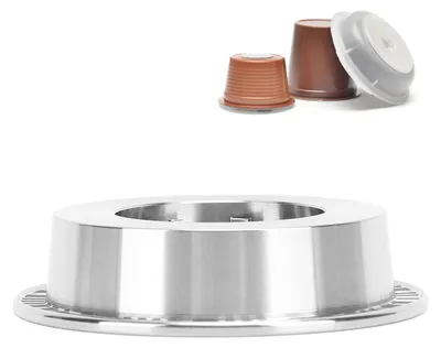 Kaffeekapsel-Adapter aus Edelstahl, wiederverwendbar, für Universalmaschinen