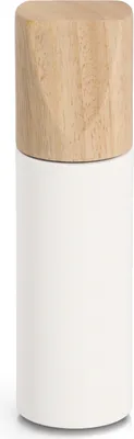 Obrázek produktu pro Mlýnek na sůl/pepř VASKA, kaučukové dřevo, Ø 5 cm, bílý
