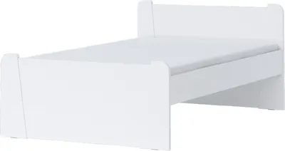 Produktbild von Kinderbett / Jugendbett Benjamin 04, Farbe: Weiß - Liegefläche: 120 x 200 cm (B x L)