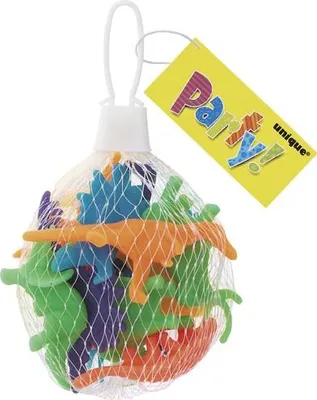Produktbild von 12 Mini Dinosaurier Figuren Bunt 5 cm - Einheitsgröße