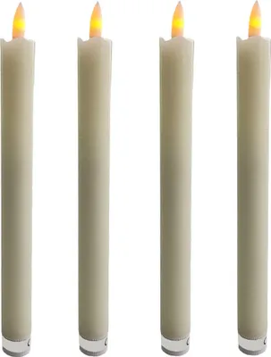 Immagine prodotto di Candele LED a colonna 25 cm - 4 pezzi (set di 2x2)