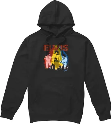Productafbeelding van Elvis Presley - "Vegas Remembered" Hoodie voor heren/dames, uni model, TV32296 (maat M) (zwart)